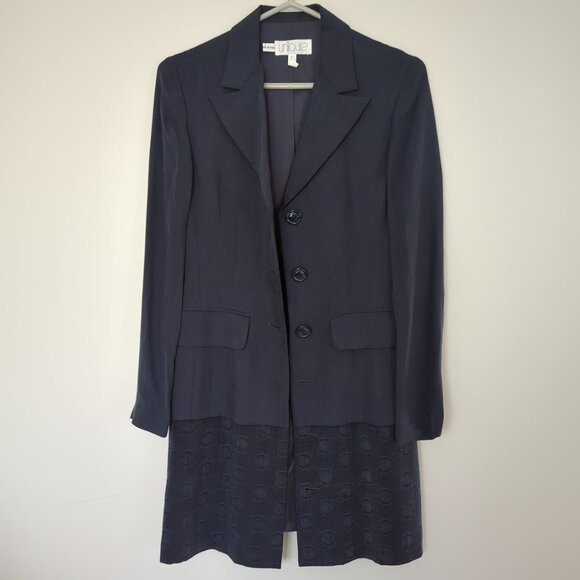 UNIQUE One Piece Skirt Long Dress Blazer, Made in Italy, Size 8 - Picture 9 of 13